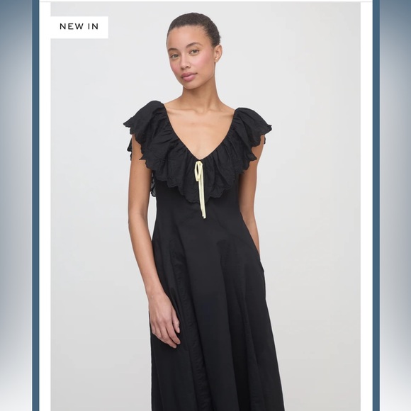 Hill House Home The Milani Dress in Black Size Large - Picture 6 of 6